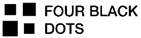 Four Black Dots